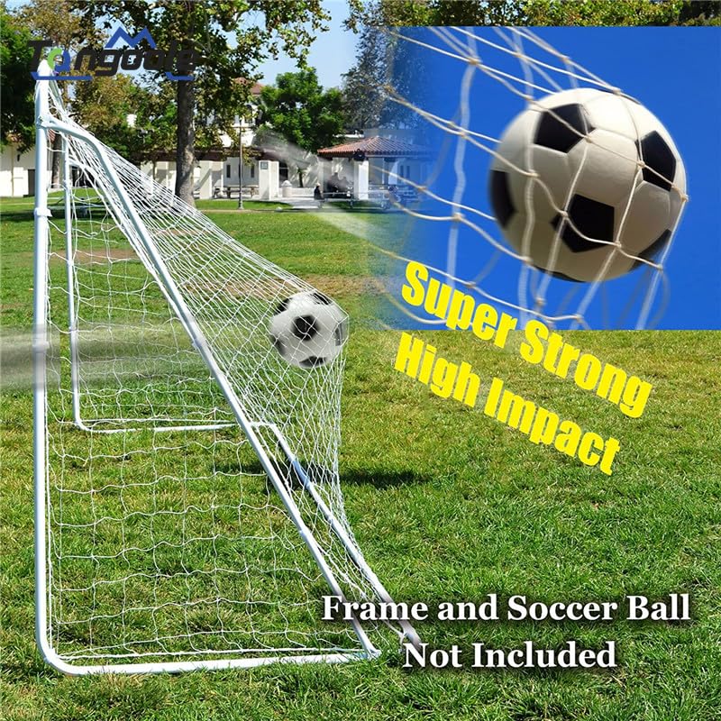 Tornetz Fußballnetz in voller Größe for Fußballtorpfosten, Junior-Sporttraining
