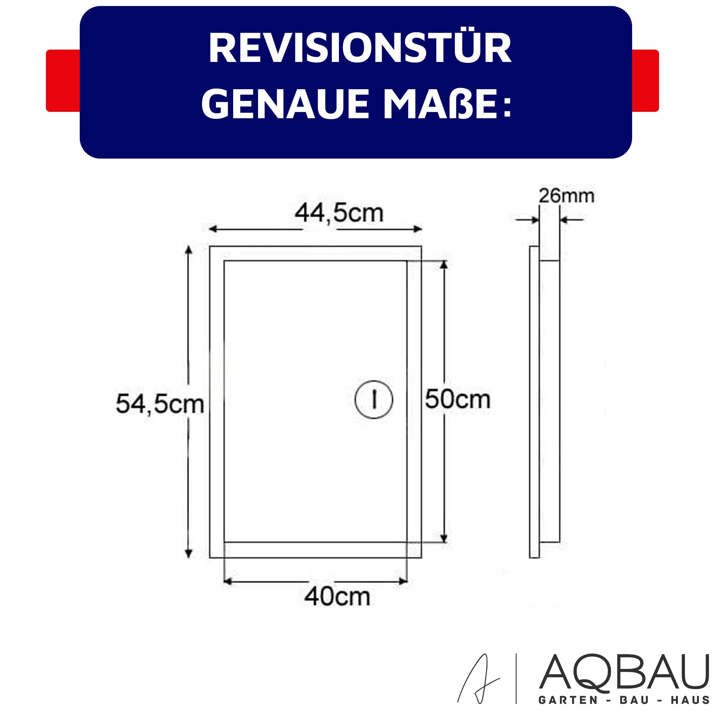 Sportello di ispezione per costruzione a secco 40x50 cm Antracite, porta di ispezione con serratura, porta di revisione, porta di manutenzione, sportello di servizio, sportello di manutenzione