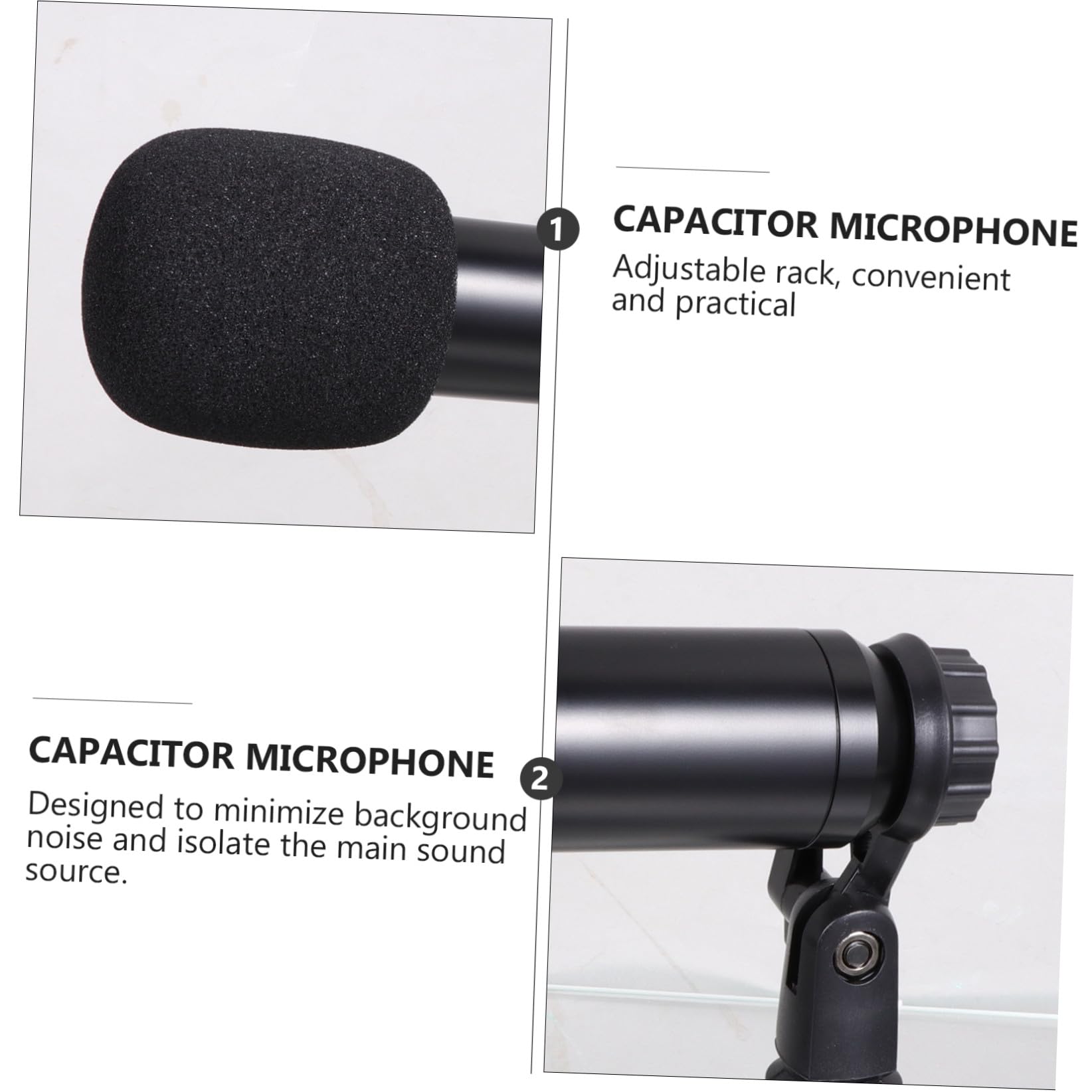 Gatuida USB Kondensator Mikrofon Set Teilig mit Stabilem Stativ und Geräuschunterdrückung Geeignet für PC Laptop Live und Podcast Aufnahme Installieren und Vielseitig Einsetzbar