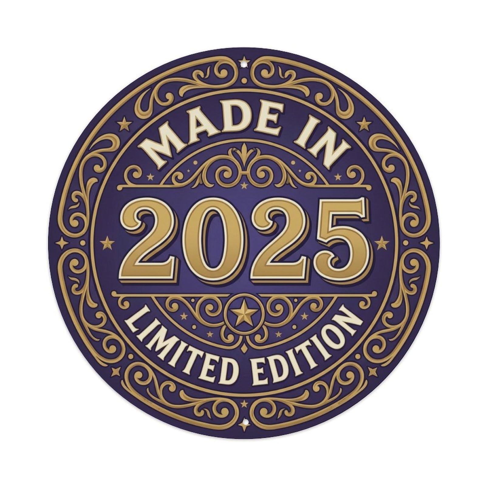 Okahys 8X8inch(20X20cm) Made In 2025 Limited Edition Metal Tin Sign