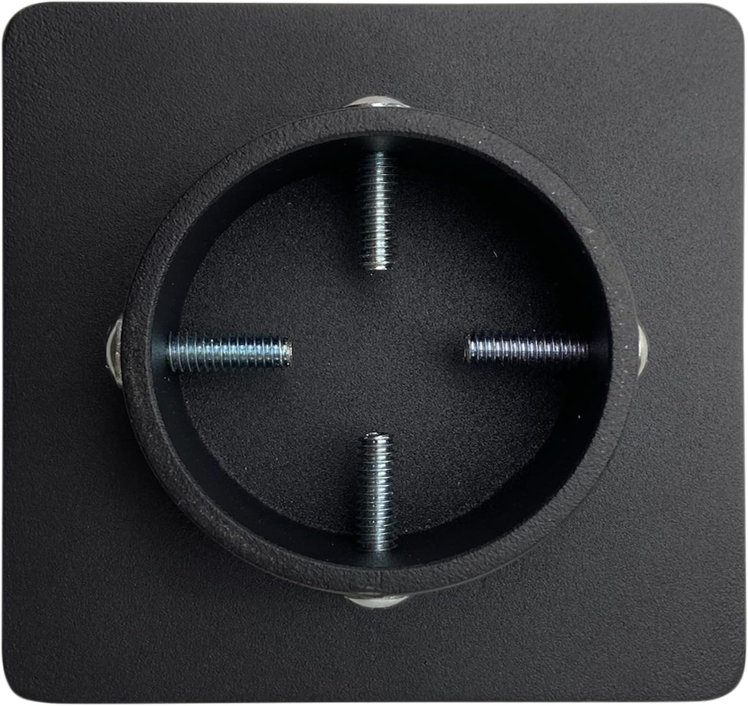 Bottle Jack to Post Adaptor. Center 4x4 Post While Utilizing 1/4"" Steel to Help Prevent Post Damage., Black