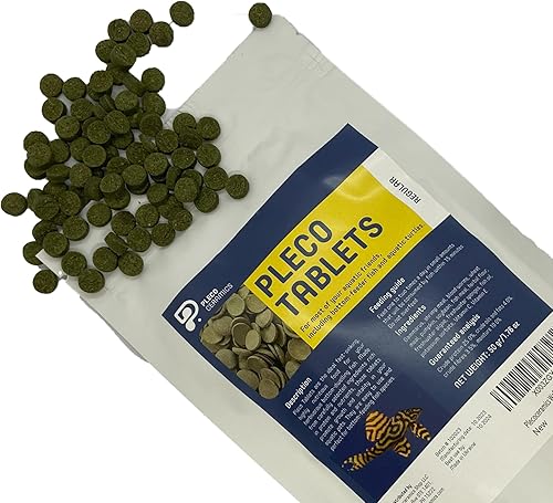 Miniatura 4 de Plecoceramics Pleco Wafers - Alimento universal para peces para la mayoría de los peces de acuario, alimento para tortugas, alimentos para peces