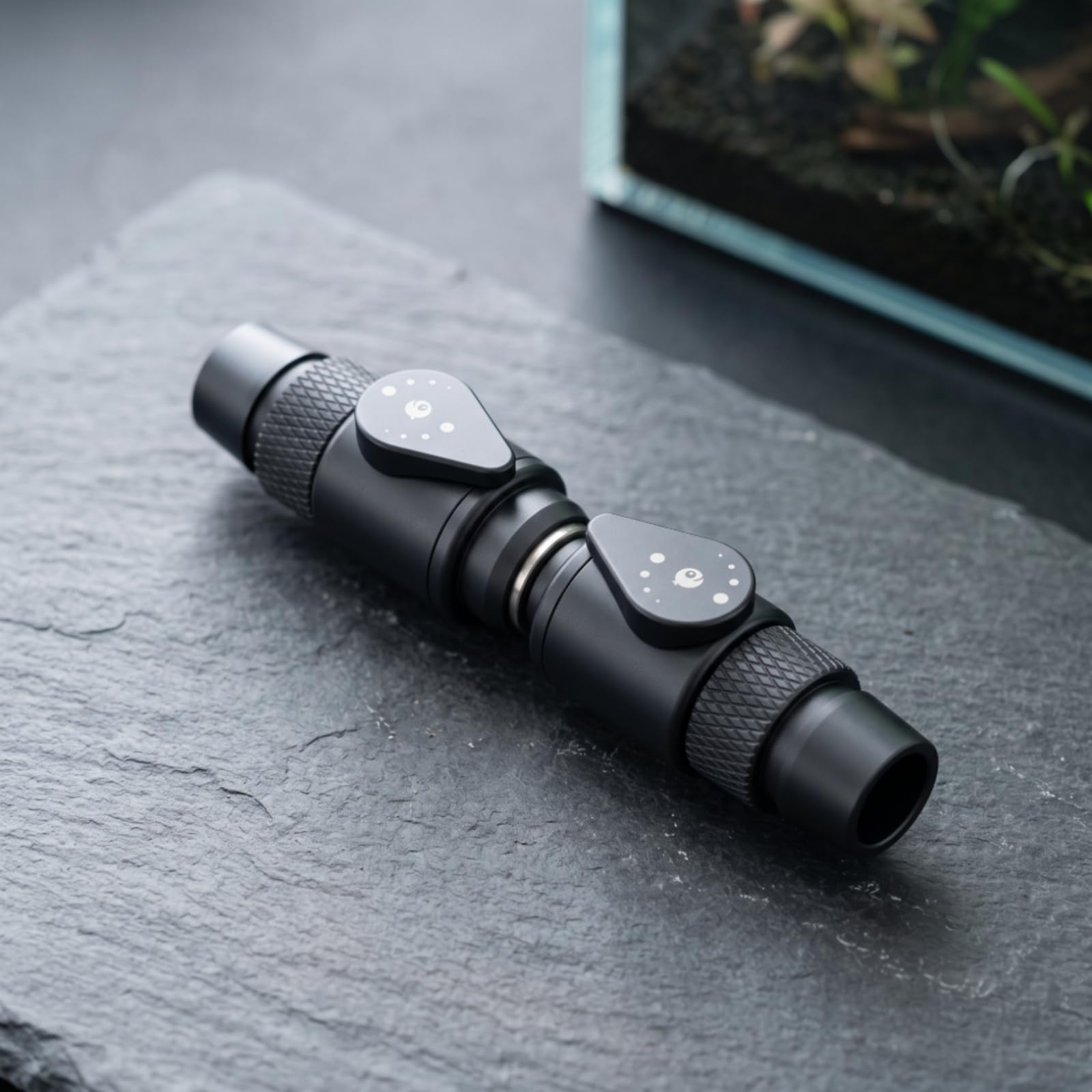 LOVIVER Aluminiumlegierungsventil Schlauchverbinder Kugelhahn Absperrhahn Schnellverschluss Wasserregelung mit Kompaktem Mechanikdesign für Aquarium Filterbecken Pflegeeinsatz, 20mm
