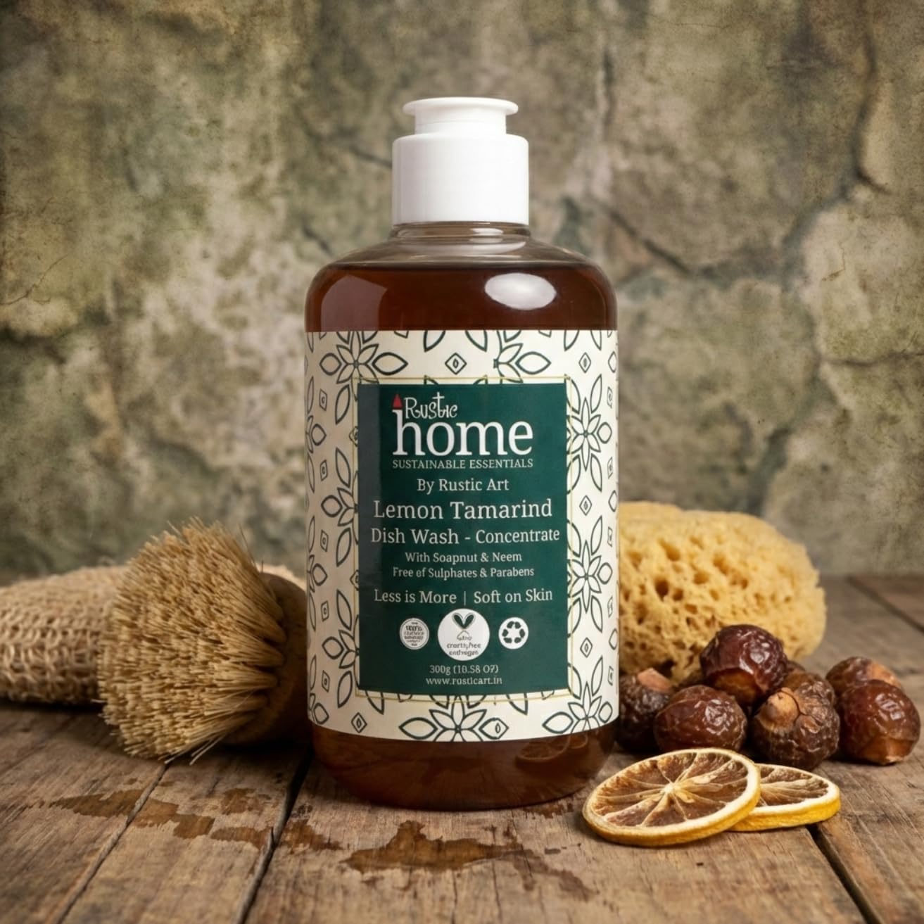 Rustic Home Lemon Tamarind Dish Wash Concentrate 1