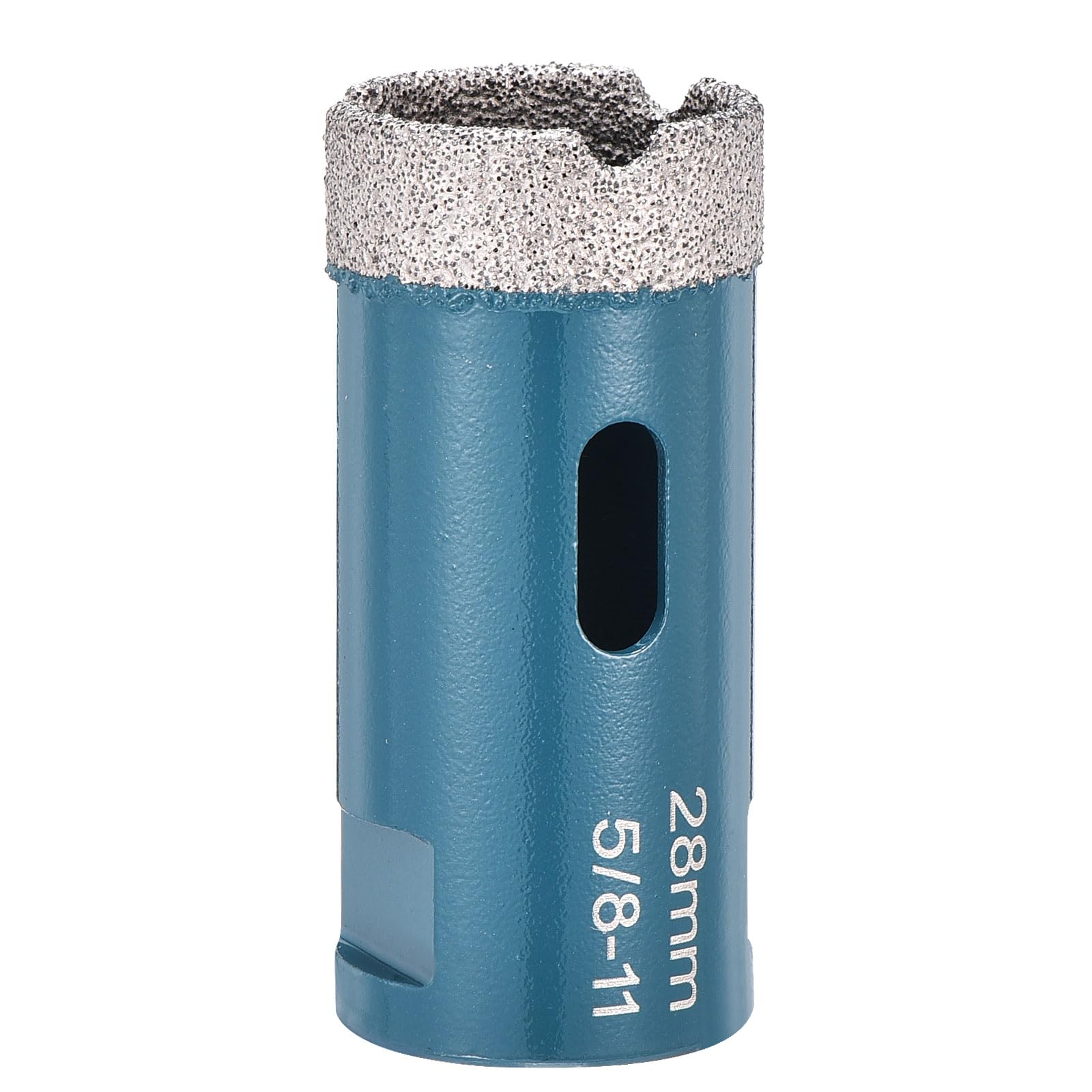 PATIKIL 1-1/8" Diamond Core Drill Bit 28mm Diamond Hole Saw with 5/8"-11 Thread fit Angle Grinders for Ceramic Porcelain Marble Tiles Stone Brick Hard Material - Green