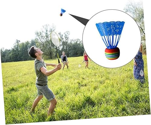 Miniatura 5 de 12 bolas de plástico para niños, volantes deportivos para pájaros, volante de interior, volante colorido, pelota de bádminton, pelota de juguete de