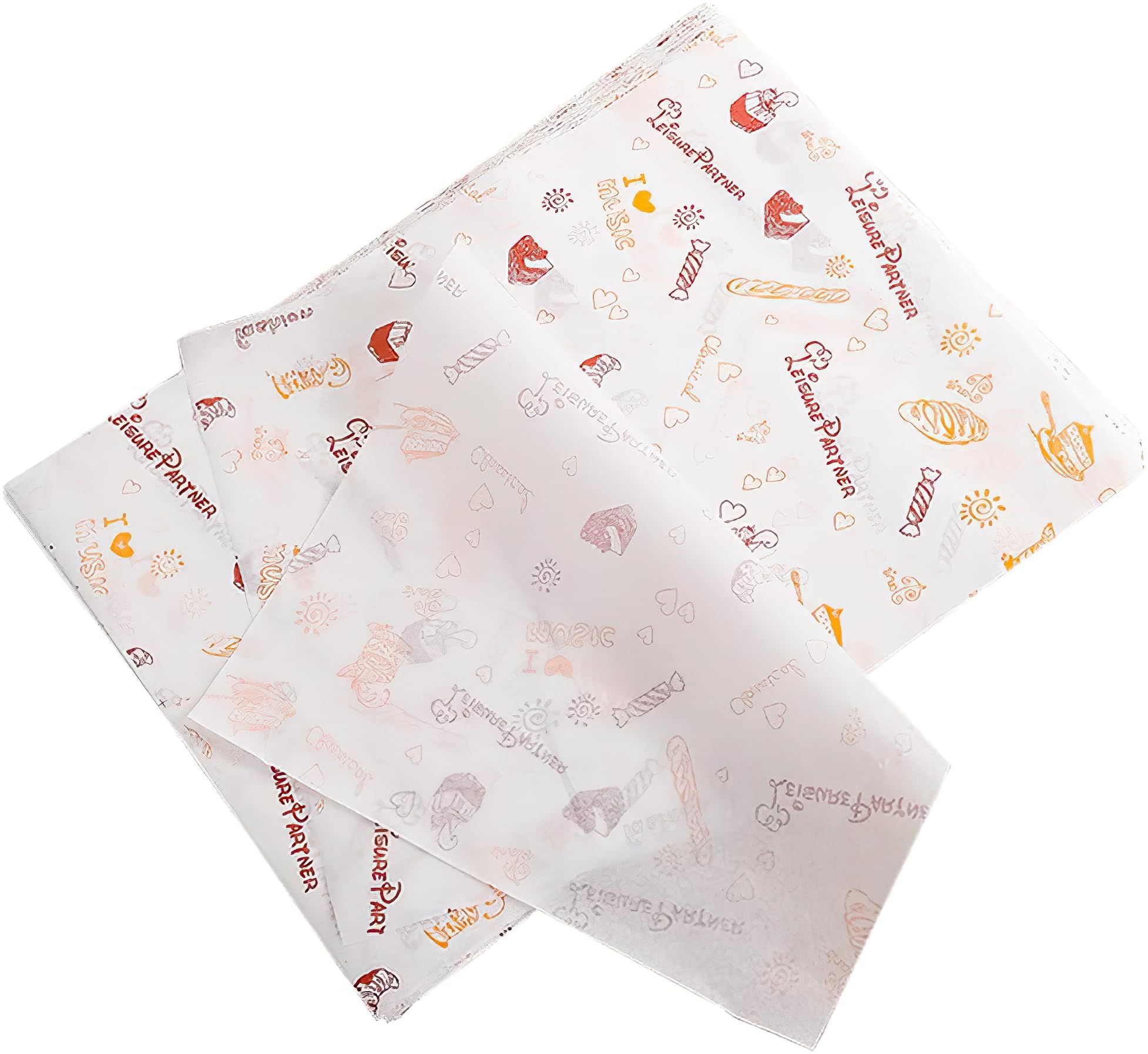100 Arkuszy Papier do Pakowania Sera, Papier do Pakowania żywności, Wodoodporny i Olejoodporny, na Kanapki/Chleb/Ciasto/Burgery