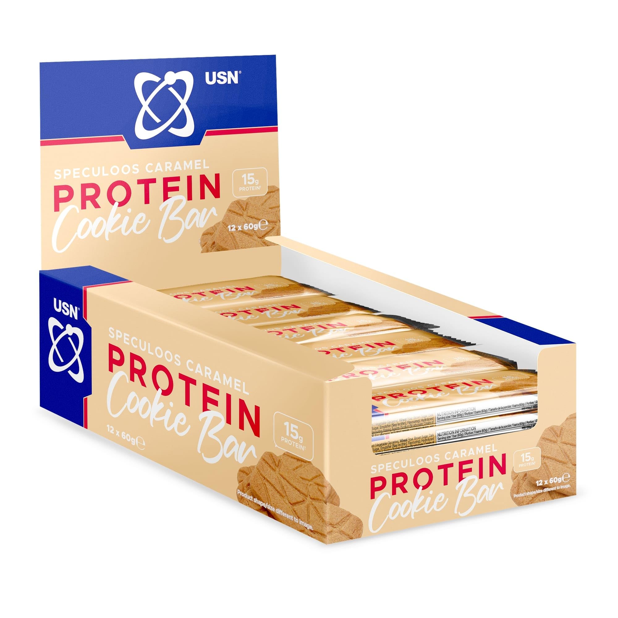 USN Trust Cookie Bars (12x60g) Speculoos - Bars - Protein Bars