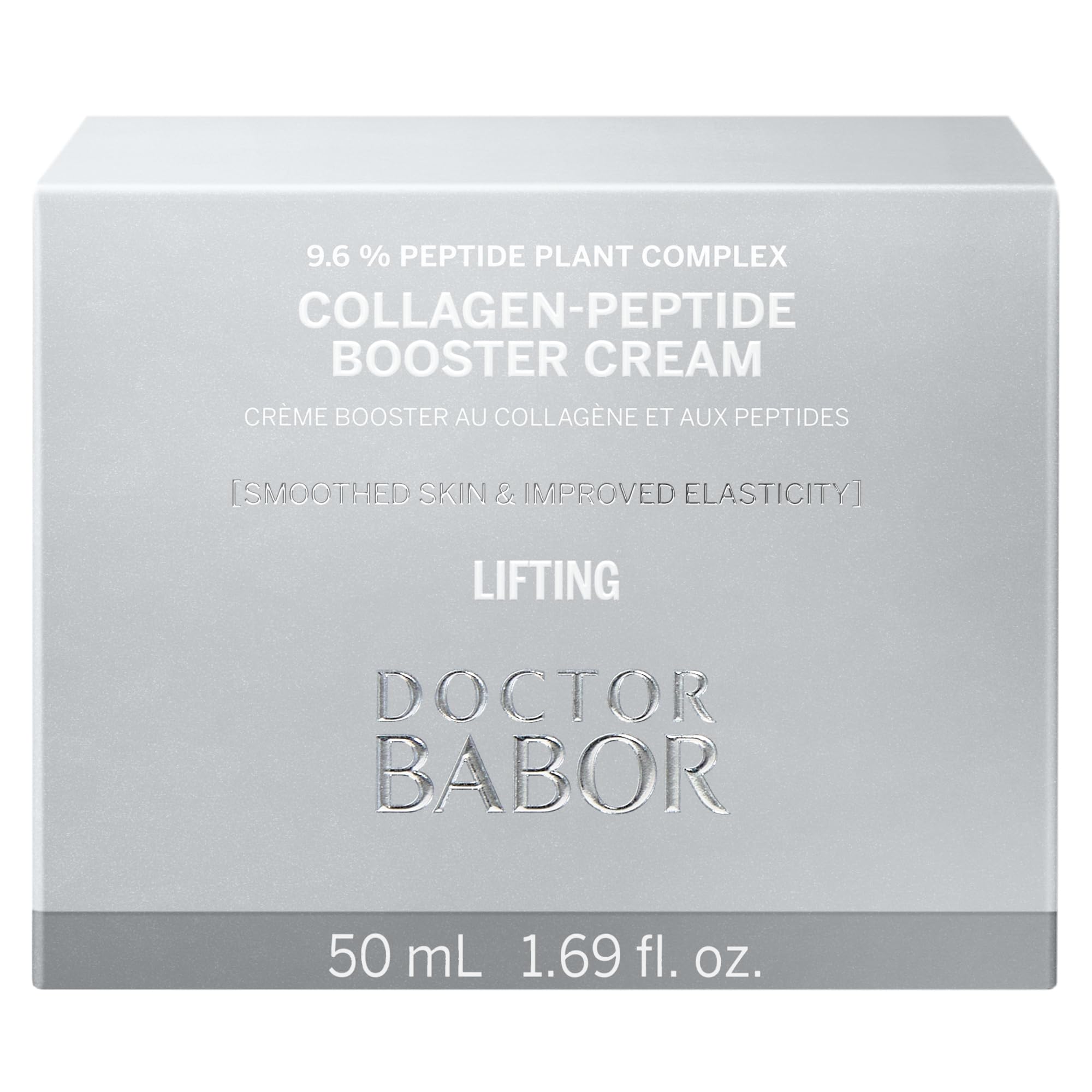 DOCTOR BABOR Collagen-Peptide Booster Cream | Feuchtigkeitsspendende Gesichtscreme für intensive Straffung | Anti-Falten Creme für sichtbar glatte Haut | Für Gesicht, Hals & Dekolleté | vegan| 50ml