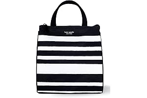 Insulated Lunch Box for Women: Graceful Sarah Stripe Soft Cooler from Kate Spade New York