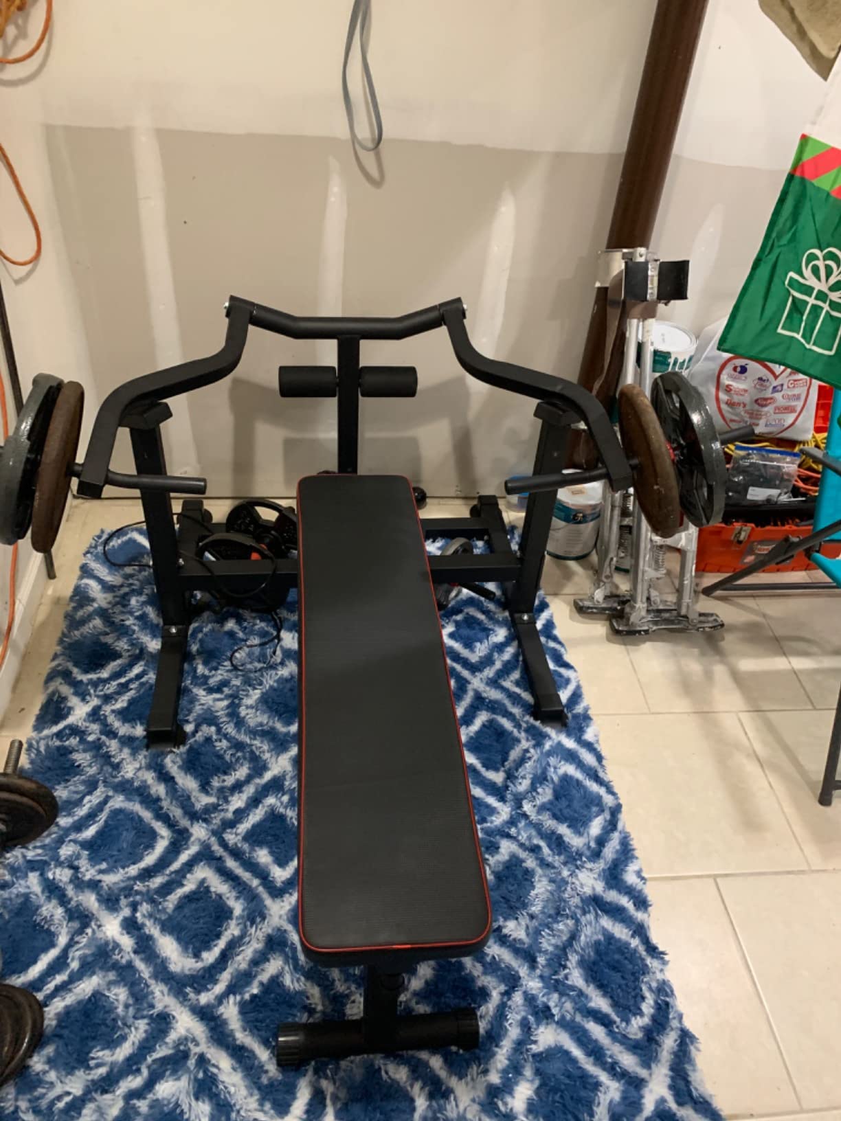 35/mo Finance Wesfital Bench Press Set, Chest Press Machine with