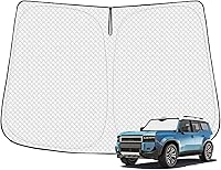 Vista 89 de Parasol para parabrisas para Ford Escape 2020-2025 2026, accesorios gruesos de 6 capas plegables para ventana delantera, protector de visera solar