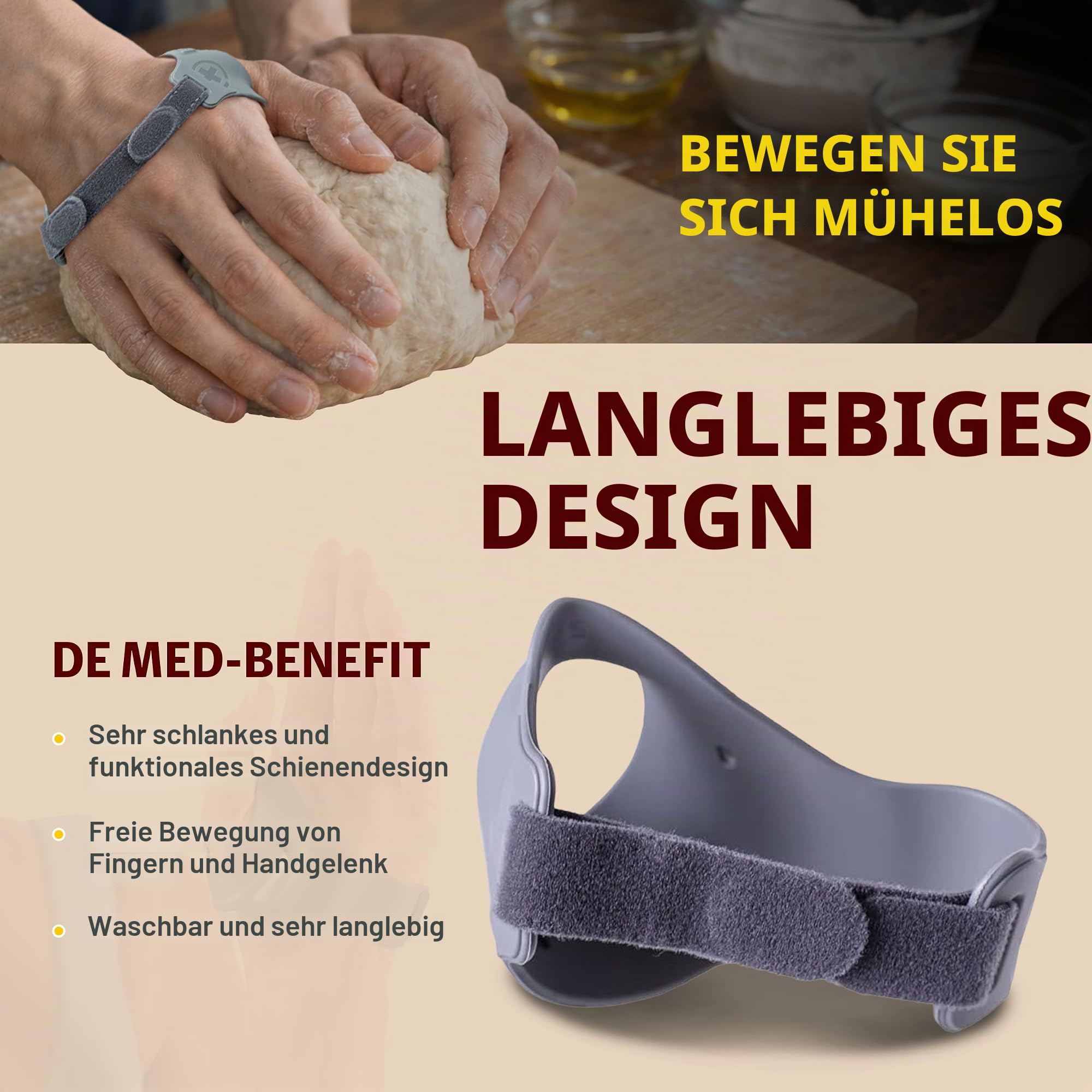 Bort RhizoFlex® Daumen-Ringorthese 1 grau links