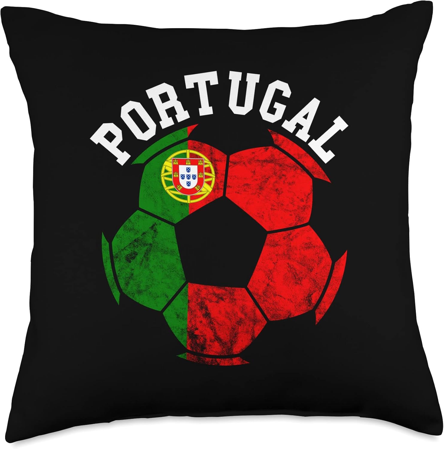 Cool Portugal Flag Portugese Portugal Flag Ball Soccer Player Portuguese Pride Throw