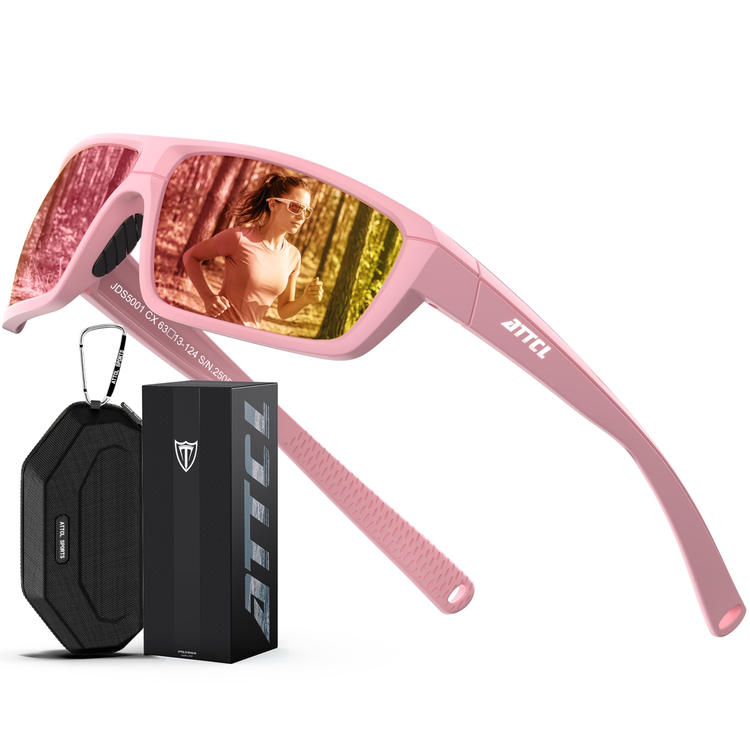 ATTCL Polarised Sunglasses Mens Womens for Running UV400 Protection TR90