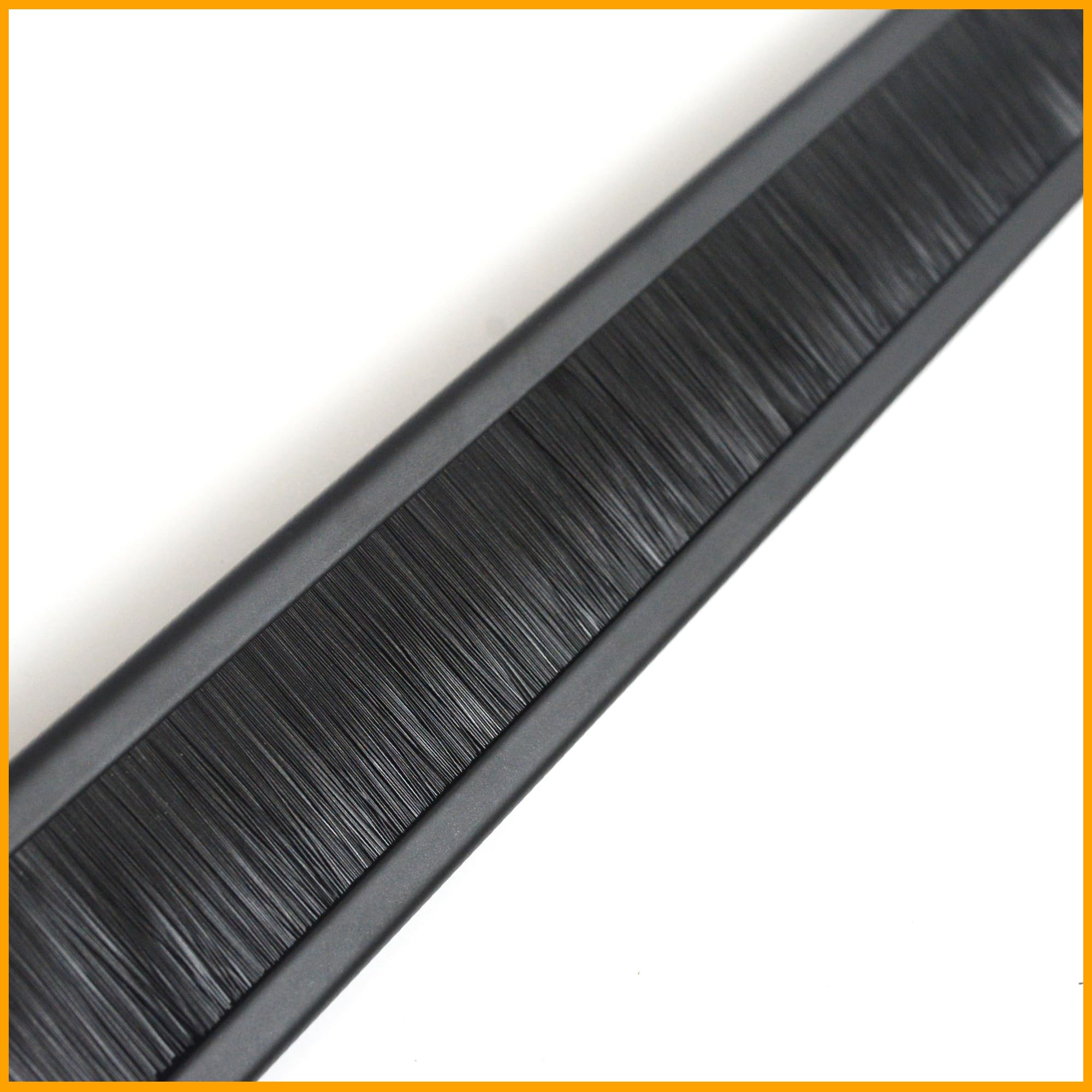 RIVECO 1U-Bürstenpanel Für Server-Racks – 2 Stück, Schwarz, Perfekt Für Kabelmanagement & Luftzirkulation