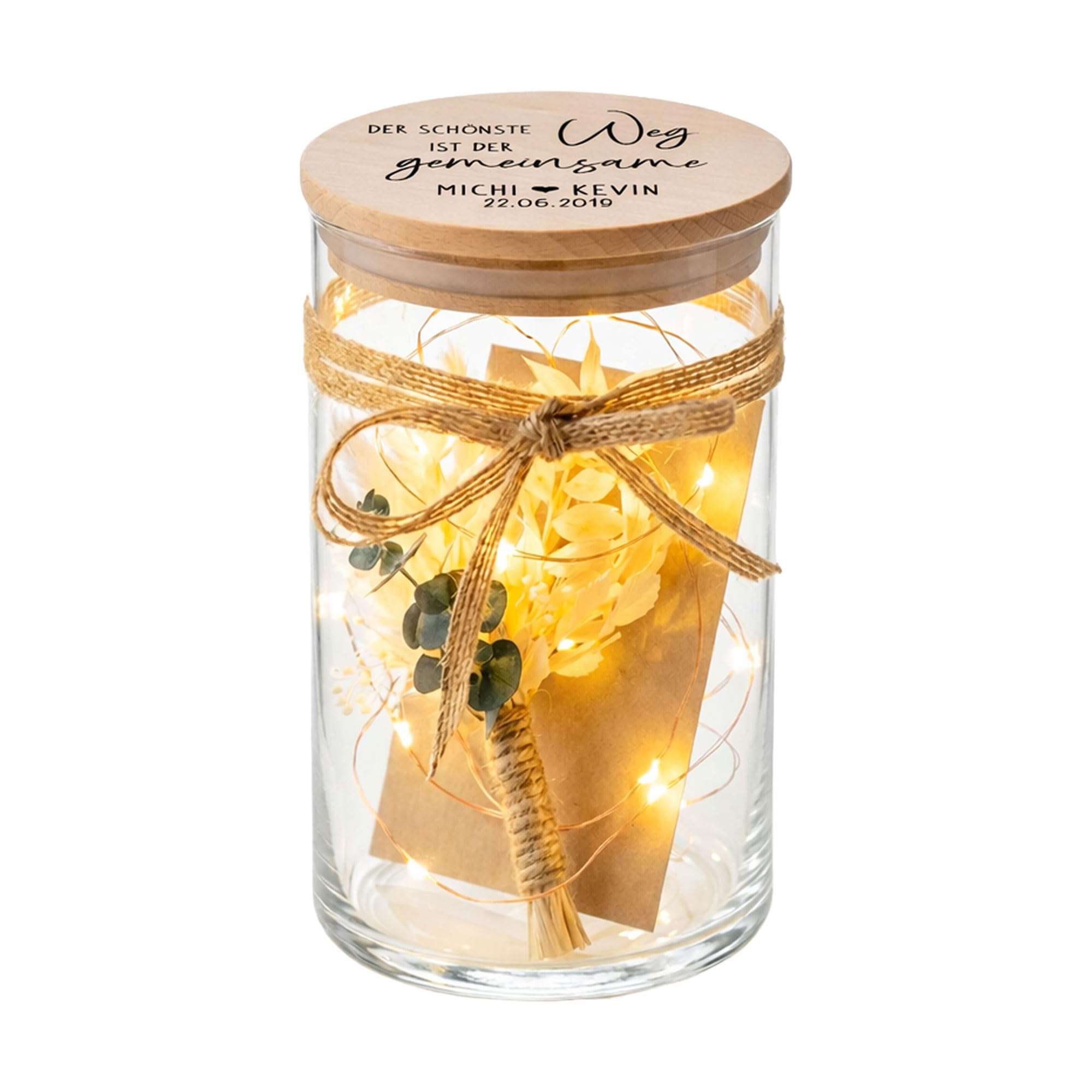 Personalisierte Hochzeitsgeschenk – Geschenk zur Hochzeit – Geldgeschenk brautpaar – 880ml – geldgeschenk hochzeit – Hochzeitsgeschenke Vorratsglas (Typ5)