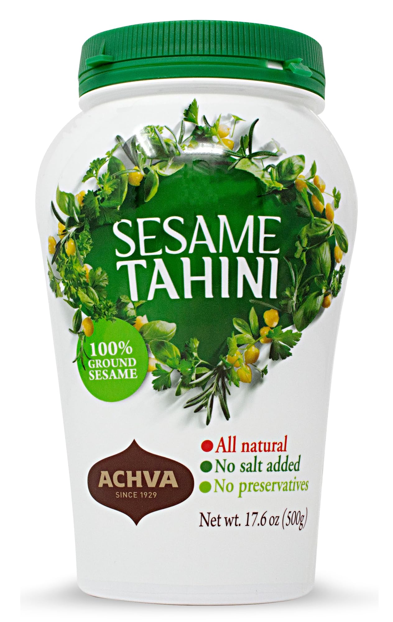 Achva Tahini Crushed Sesame Seeds, 17.6 Ounce