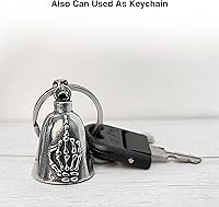 Vista 5 de Motorcycle Bell for Luck, Drive Safe Cycling Bells For Bikers Riders