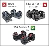 Replacement Discs Nos. 2, 3, 4, 5 Compatible with Nautilus/Bowflex 552 SelectTech Adjustable Dumbbells Series 2