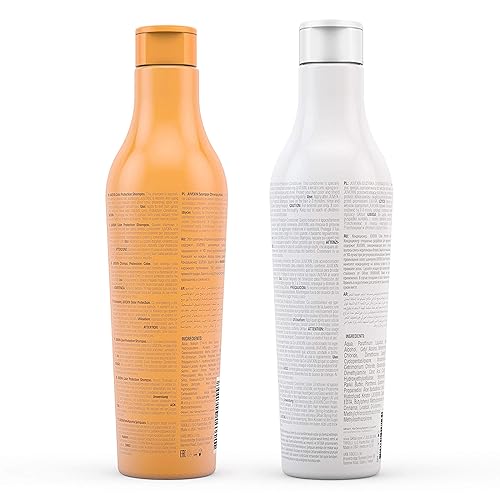 Miniatura 3 de Global Keratin GK HAIR Shield Champú y acondicionador Duo (8.1 fl oz/ 8.11 fl. oz) |Crema Acondicionadora sin enjuague 4.4 fl oz