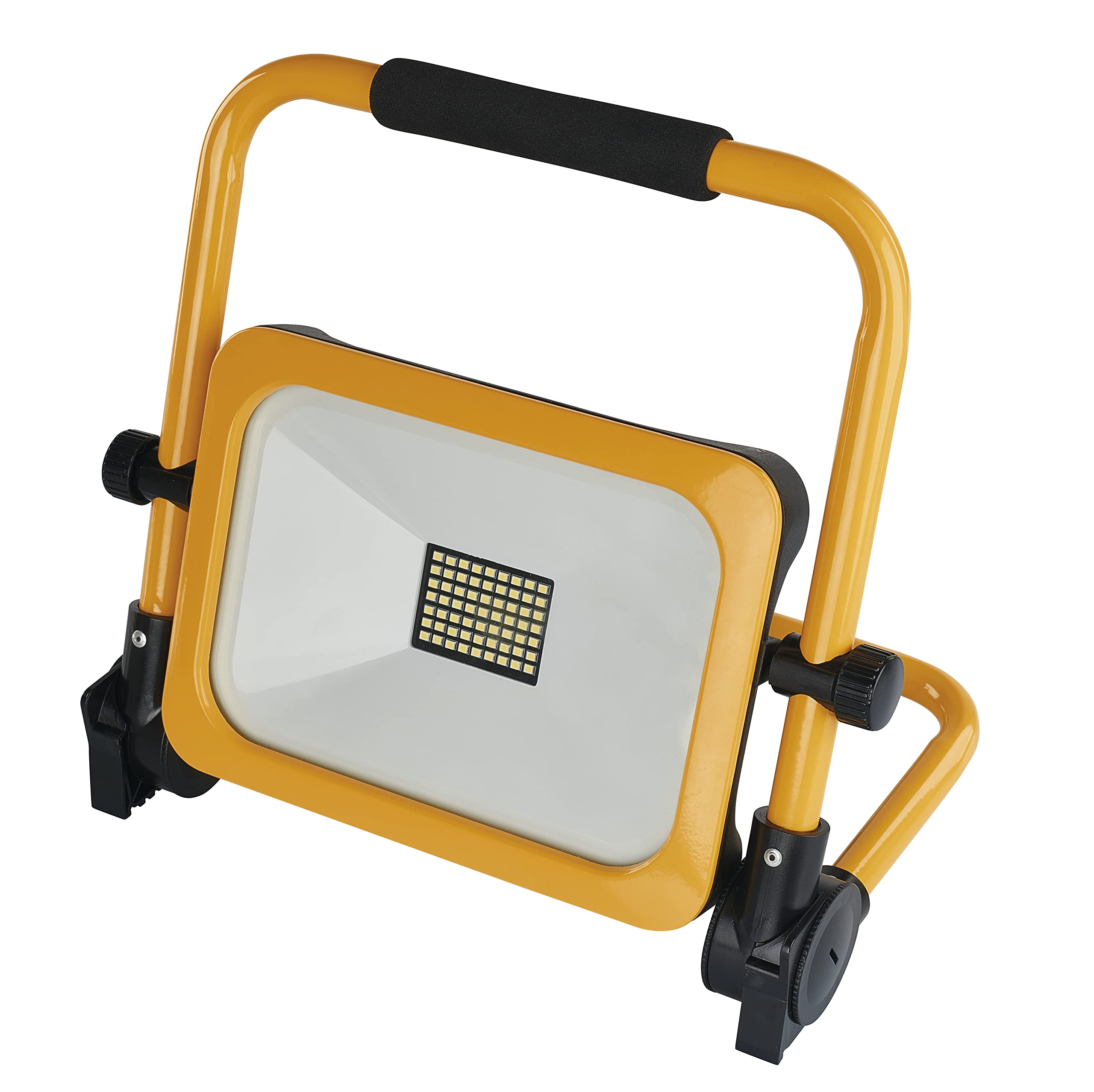 EMOS Foco LED con batería de 30 W, impermeable, portátil, con soporte y asa, 3 modos de luz con brillo máximo de 3000 lm, 6500 K, recargable, 10000 mAh, clase de protección IP54