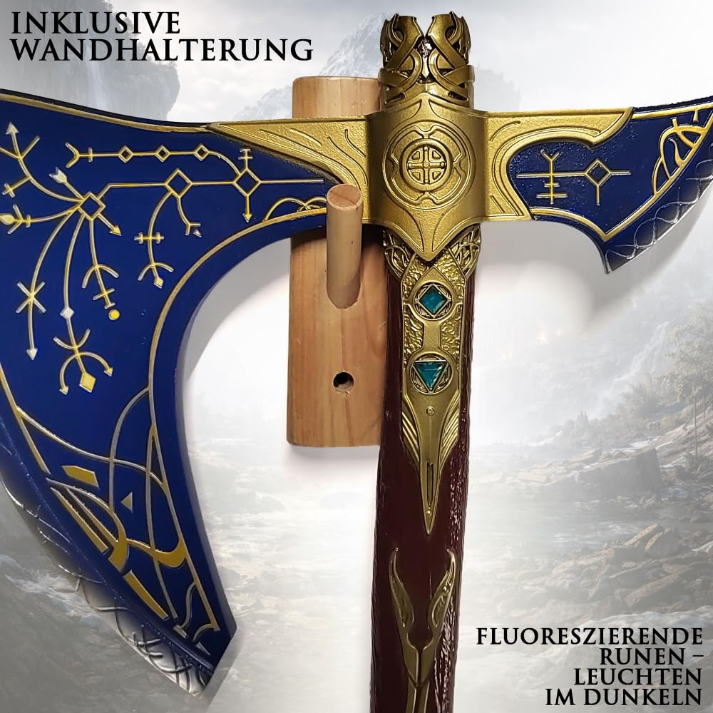 God of War Leviathan Axt | Chaosklingen | Kratos Blades of Chaos Replik | Ragnarök Gaming Deko