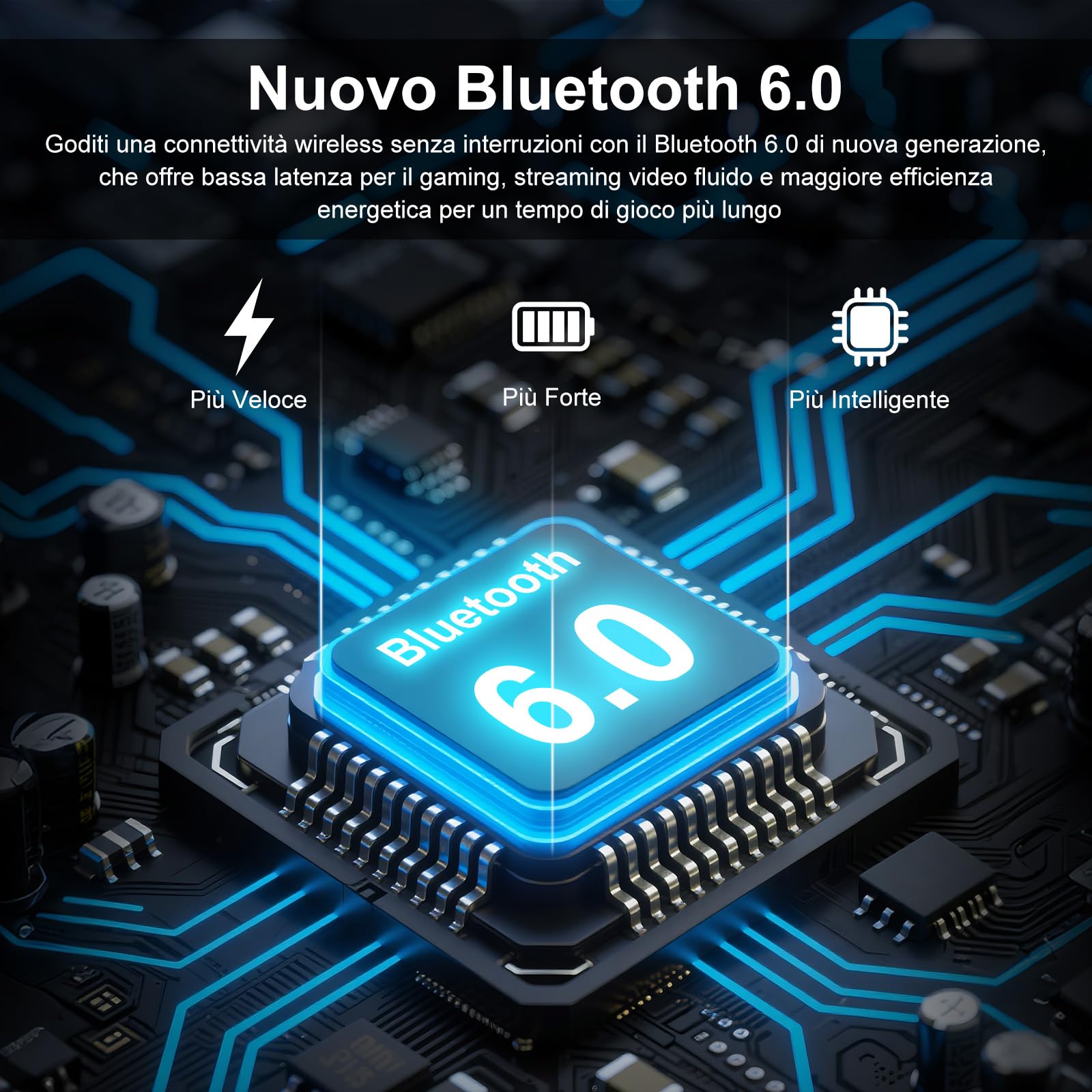 Srhythm NiceComfort 35 (2a generazione) Cuffie ibride con cancellazione del rumore, Bluetooth 6.0 wireless, 5 microfoni con ENC, trasparenza, audio spaziale, 140 ore di riproduzione, bassa latenza, EQ