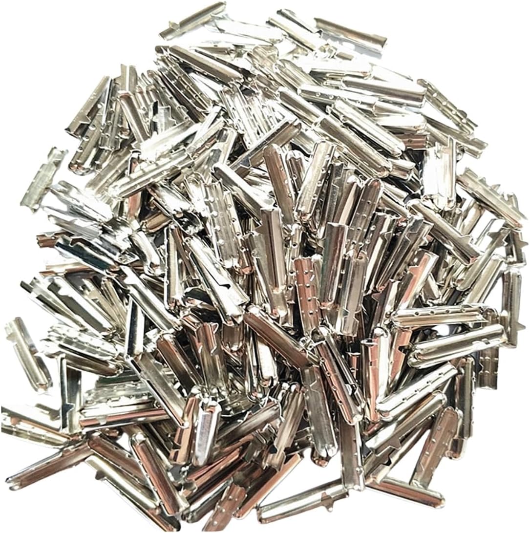 Colorsheng 300 Pcs Shoelace Bullet Metal Ends