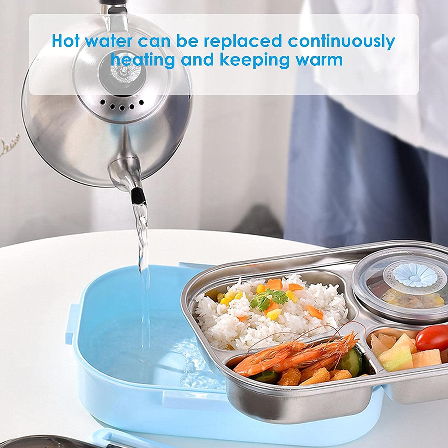 保温弁当箱 3コンパートメント 大容量*5 Amazon｜保温 弁当箱 2/3/4/5コンパートメント 男子 女子 子供