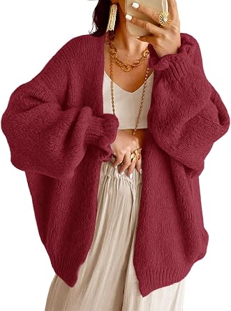 Saodimallsu Womens Oversized Cardigan Sweaters Fall Chunky Long Cardigans