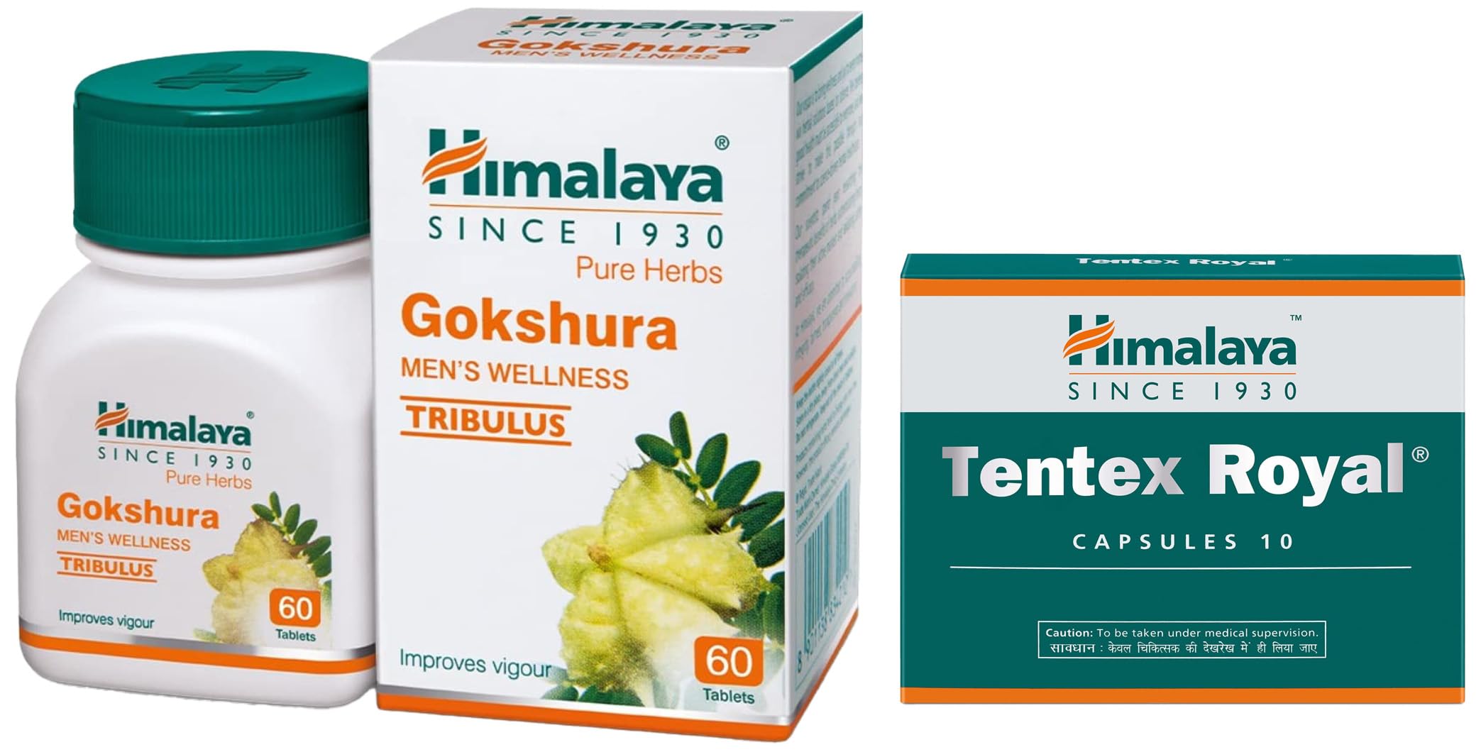 Himalaya Gokshura, 60 Tablets & Himalaya Tentex Royal, 10 Capsules (B0C3LMPSB7) Amazon Price History, Amazon Price Tracker