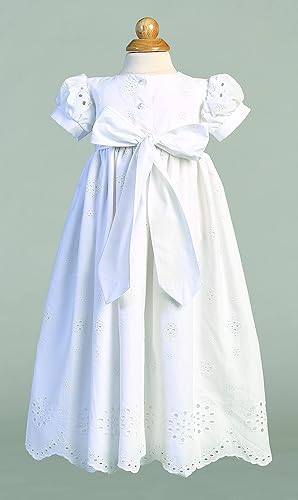 Miniatura 3 de Vestidos de bautismo para niñas bebés, vestidos de bautizo para niña, vestido de algodón ropa de bautizo para bebé niña vestido