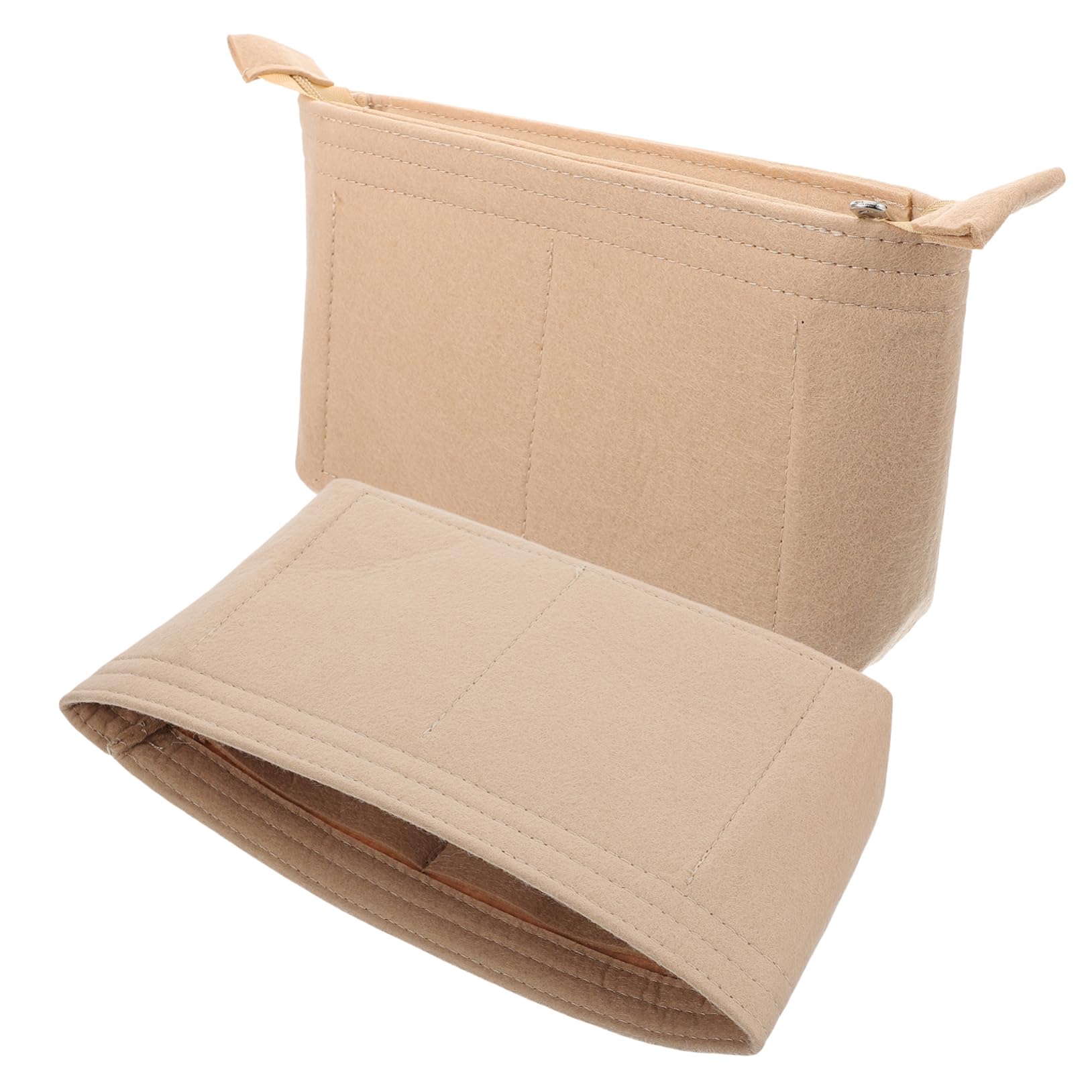 Didiseaon Handbag Organizer Insert 2pcs Felt Purse Organizer Small Bag Insert Liner