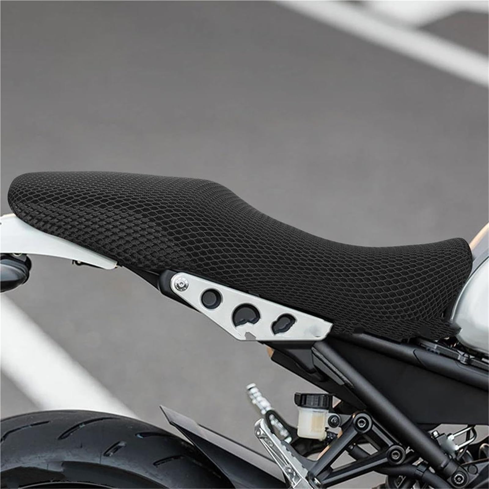 Coprisella in rete Coprisella Moto Per YAMAHA Per XSR900 2017 2018 2019 2020 2021 Cuscino In Tessuto A Rete Traspirante Protezione Accessori Cuscino sella nylon