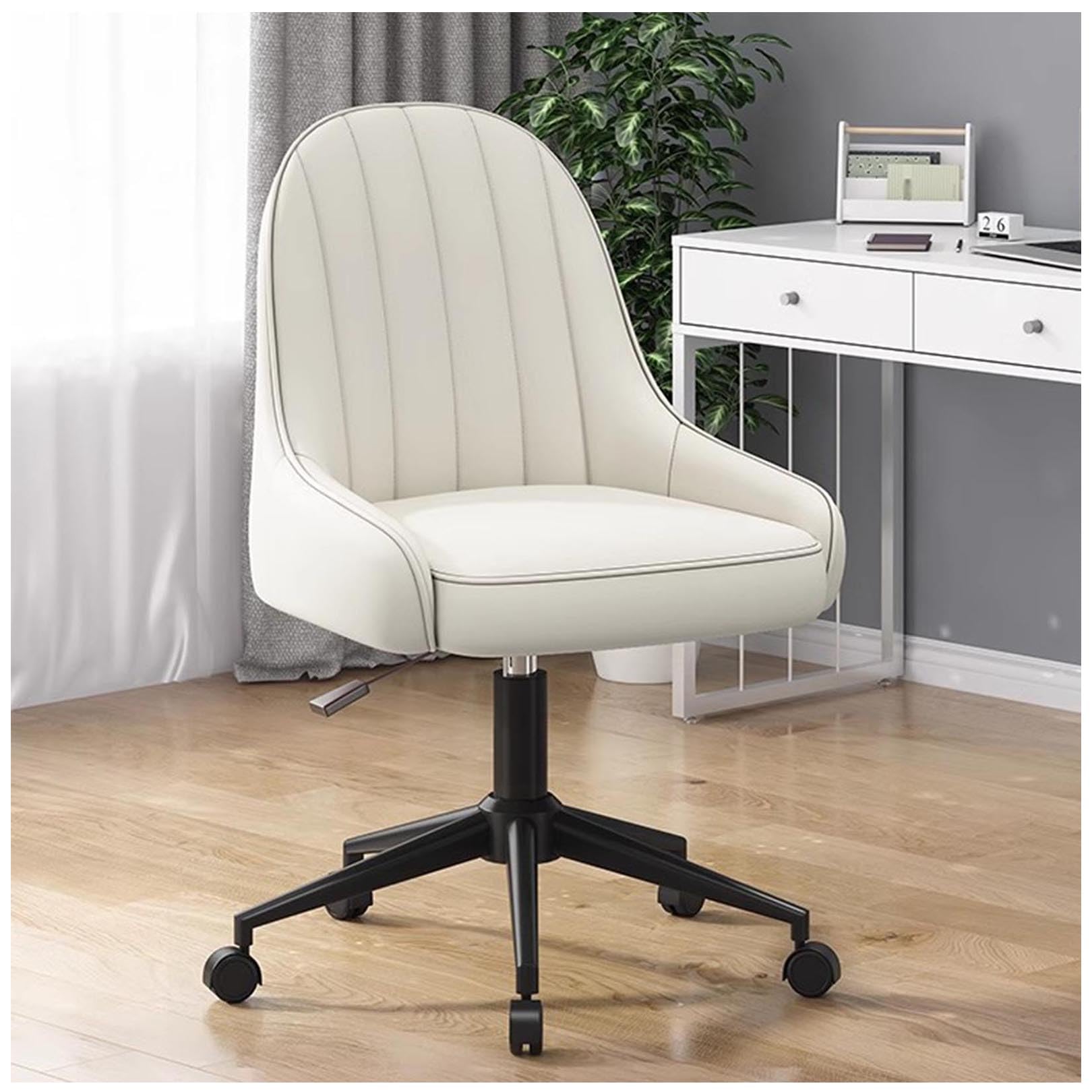 ASerZenith Ergonomic Office Chair, 360° Swivel Adjustable Height Desk Chair With Comfy Back, Leather Computer Task Chair For Home, Office, Easy To Assemble,G-Height 73
