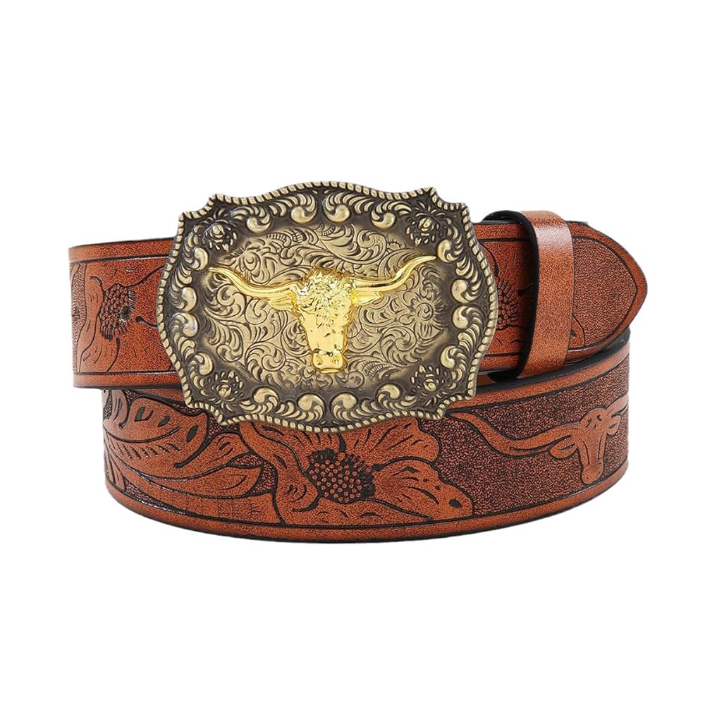 小物 AFB Buckle belt cow leather size L LOGO BUCKLE BELT – AFB