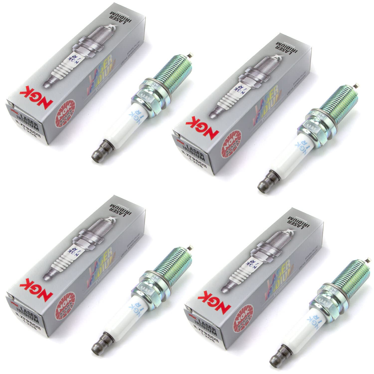 Zündkerze NGK Laser Iridium ILZFR6D11 1208 Set 4 Stück