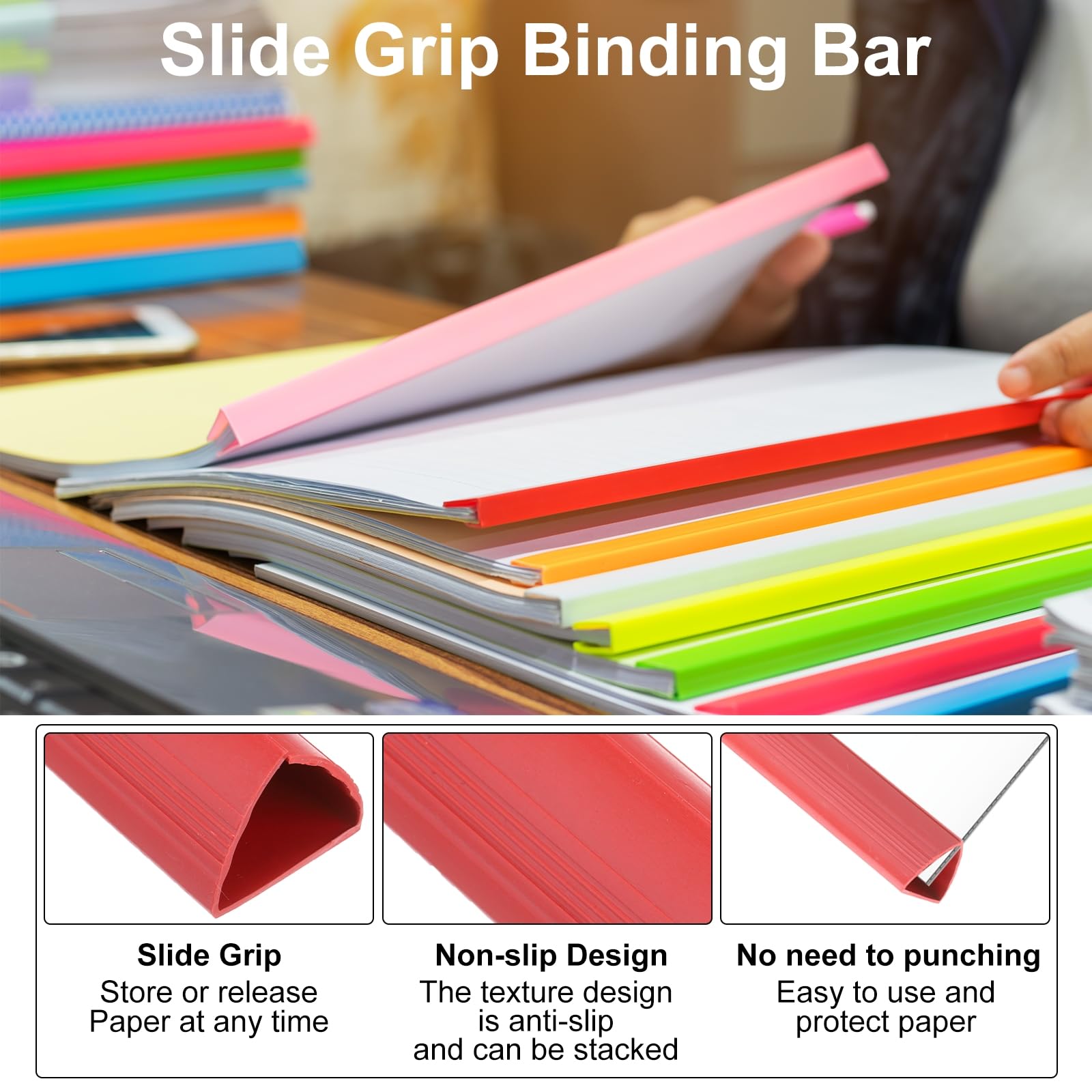 PATIKIL 10Pcs Binding Bars - Image 4