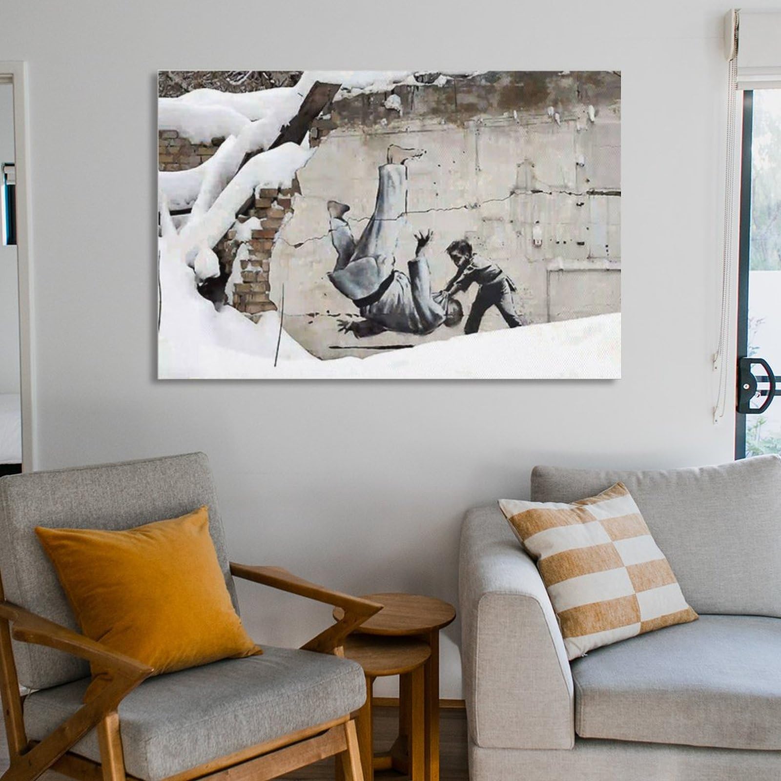 Amazon.co.jp: Banksyバンクシー 《ボロジャンカ、ウクライナ