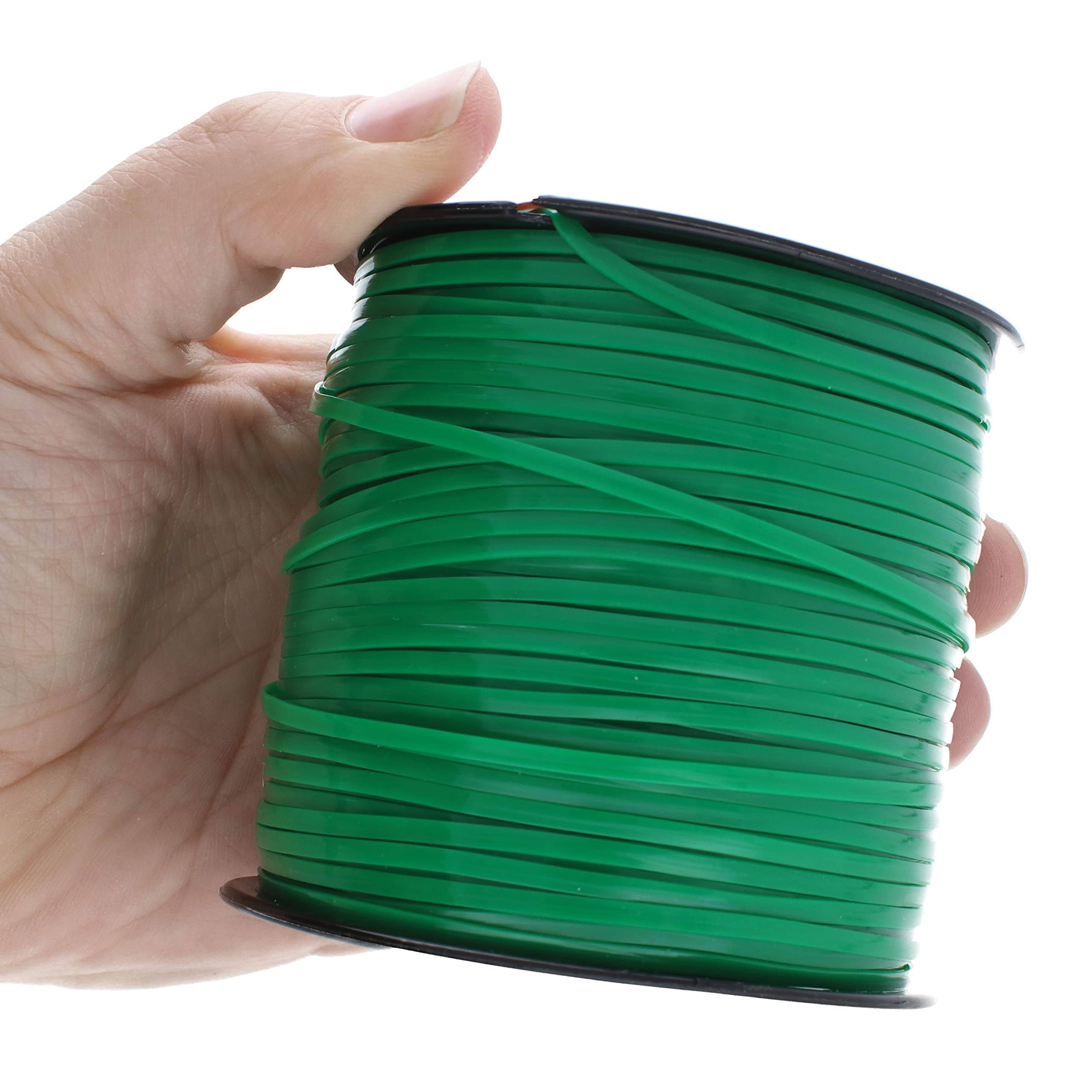 Rexlace Lacets plats en plastique – Sans latex et non toxique – Mélange de couleurs primaires – 8 couleurs assorties – 1,9 m de large x 0,6 m de long, bobines de 91,4 m de long – Utilisés pour créer