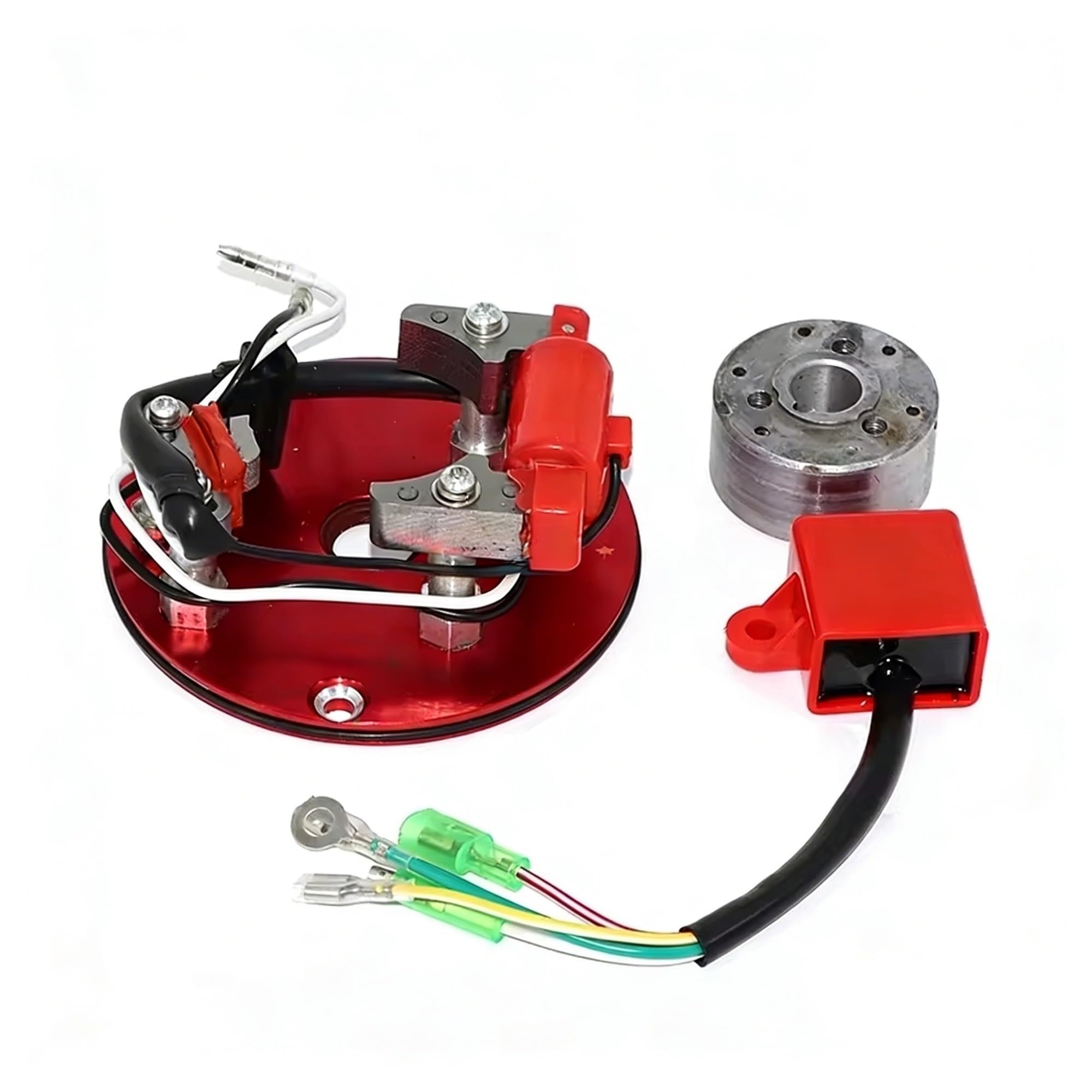 Bobina Accensione Motore Per 50cc 70cc 90cc 150cc Dirt Bike/ATV/Scooter Per Mini Quad Kit Bobina Accensione Universale Per Moto - Statore Rotore Magnetico