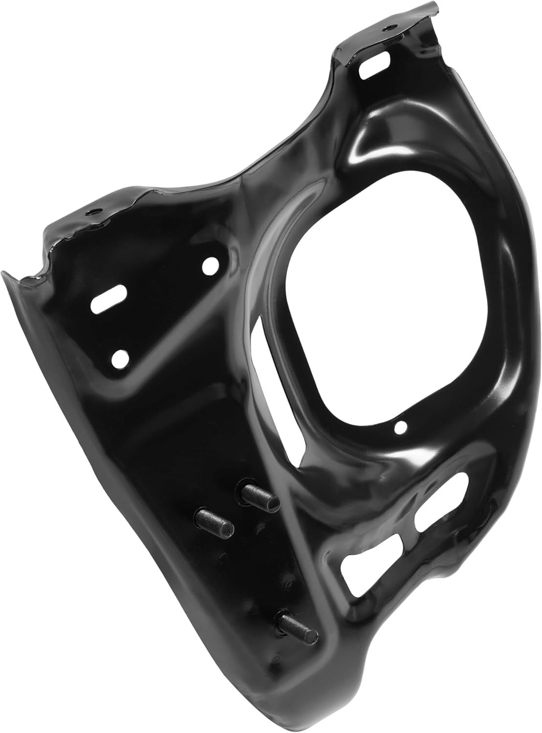KUAFU Front Bumper Bracket Compatible with 2014-2021 Toyota Tundra TRD SR5 Replacement for 521420C030 TO1066166 TO1066178 Steel Electrophoresis Primed Black Left Side