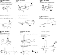 Vista 9 de Kukoofyer Kit de horno de pizza para exteriores de 12 pulgadas, horno de pizza portátil de leña, estufa de pizza de pellets, máquina de pizza