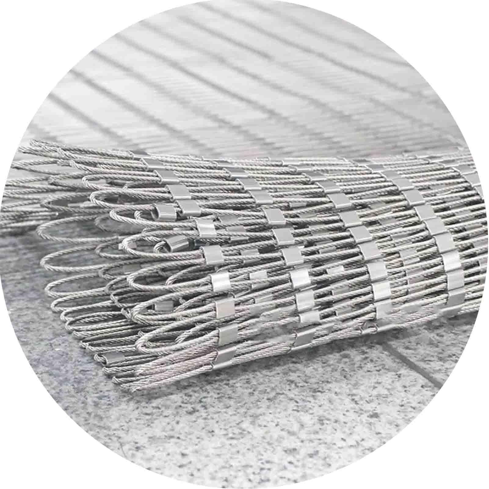Malla acero inoxidable 5x5cm Diámetro del alambre 2MM para la construcción al aire libre WGHGCF(1x2m)