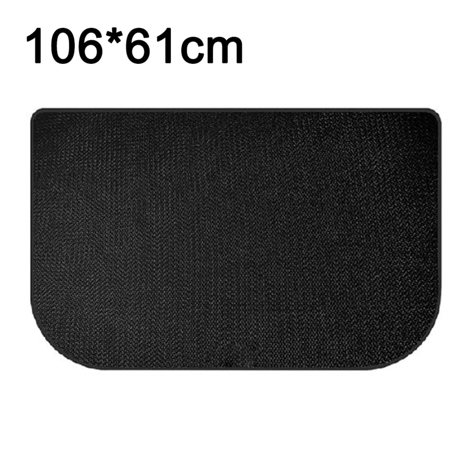 Tappeti Per Camino Tappeti for focolare Tappetino for caminetto a semicerchio isolante in silicone facile da pulire(106x61CM)