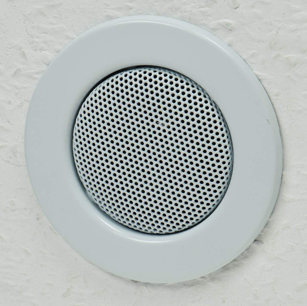 Mini Built-in Ceiling Speaker Halogen Look Ø 8 cm Bianco