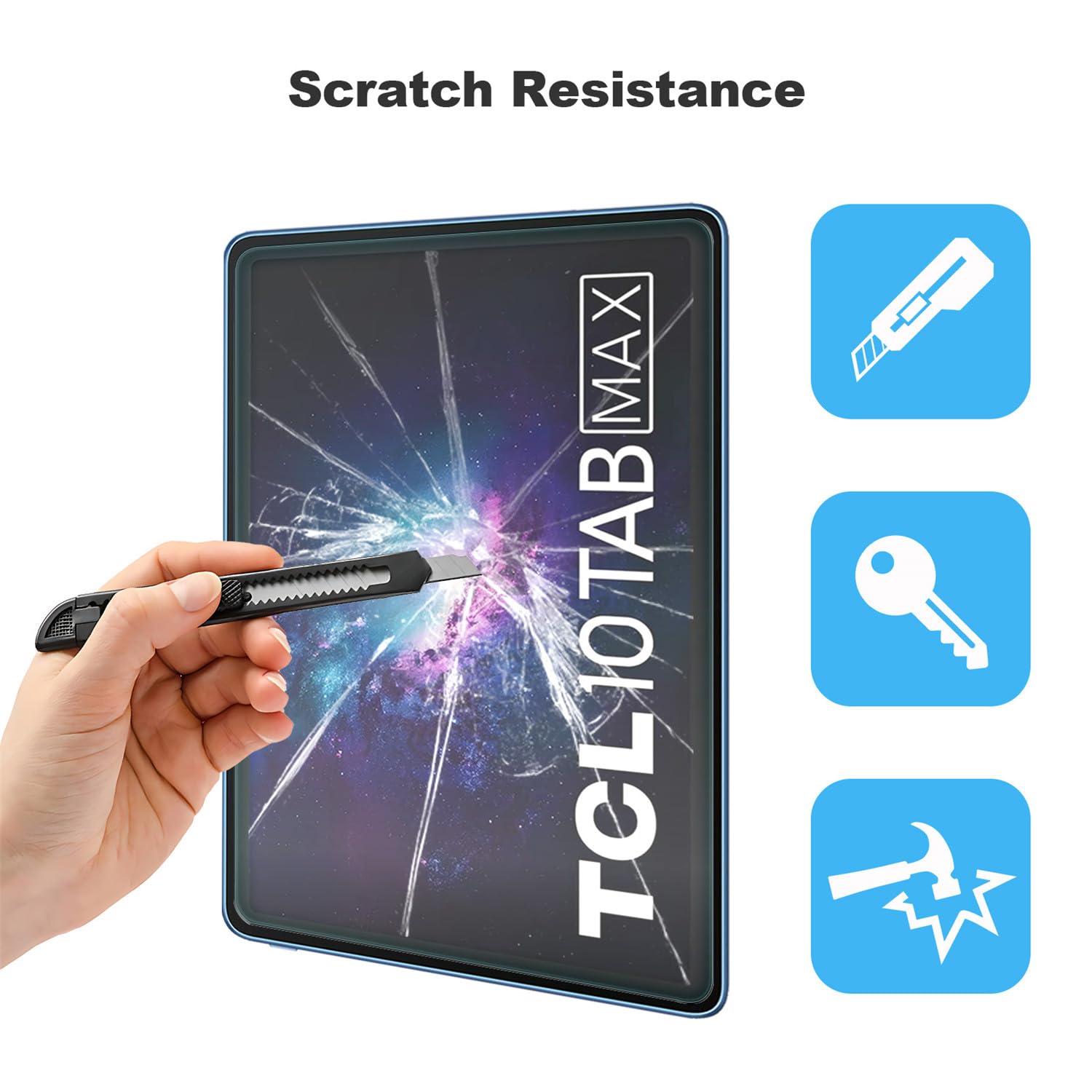 ATFOLIX 2x FX-Antireflex Displayschutz (für TCL Tab 10L Gen 2