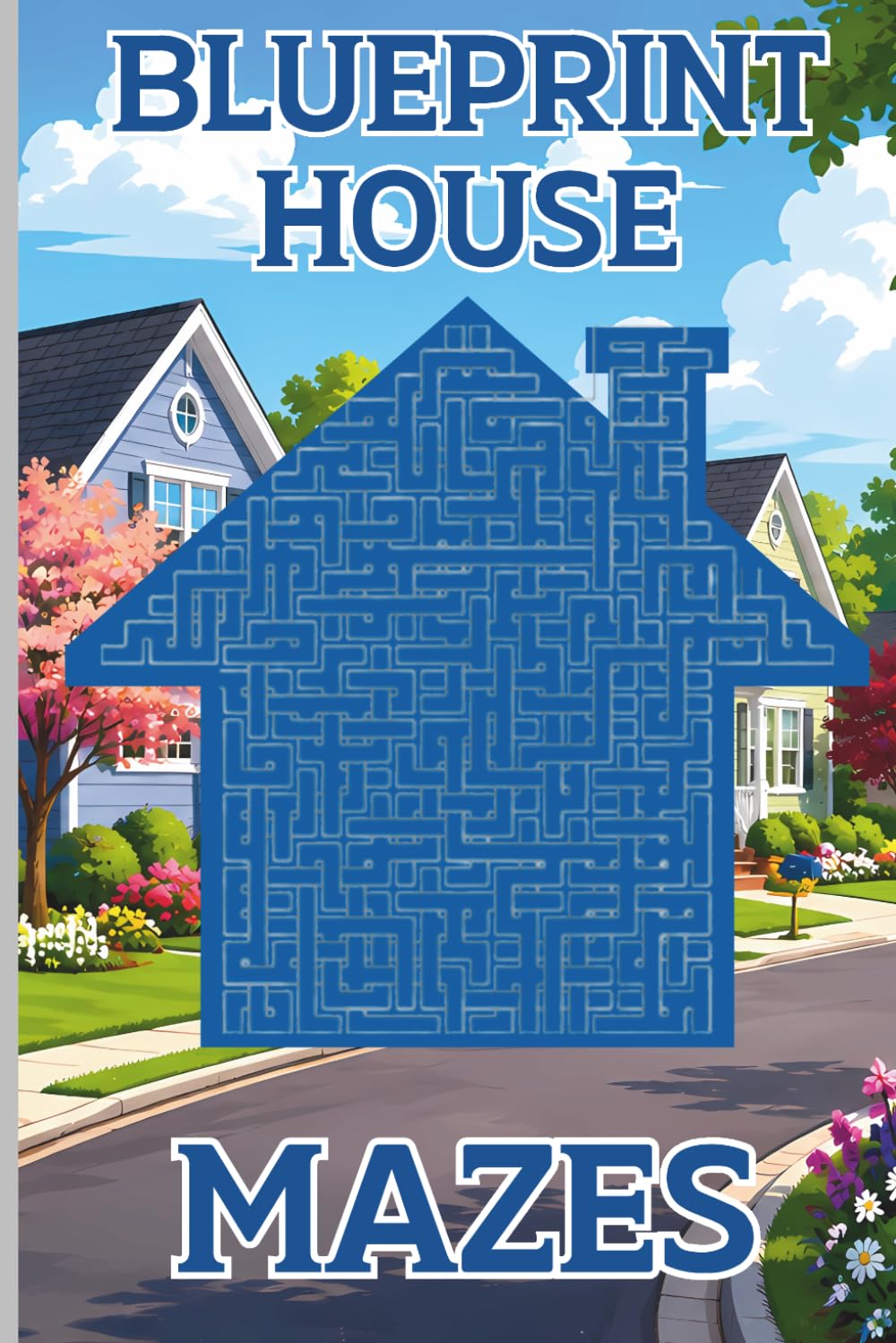 Blueprint House Mazes: for Real Estate Agents, First Time Home Buyers, Builders, Carpenters, Cleaners, Electricians, Painters & Plumbers