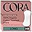 Cora Period Long Liners | 100% Organic Cotton Topsheet | Ultra Thin, Quick Absorbency | Hypoallergenic | Dermatologically Tested | Unscented, No Wings (144 Long Liners)